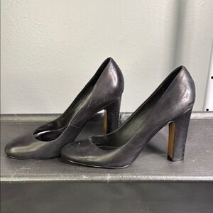 Classic Coach Black Heels